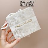  Túi giấy Dior Họa Tiết Vàng Limited 2023 14.5x13x5 