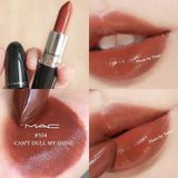  Son môi MAC Lustreglass Lipstick - Can't Dull My Shine 554 - Cam Nâu Tây 