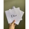 Túi Giấy Dior Vuông 14.5x5x13 - Chữ Đen