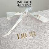  Túi Giấy Dior Nơ Ruy Băng Trắng 19.5x14x7cm - Trắng 