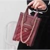 Túi Đeo Chéo Charlotte Tilbury Đỏ Mận 12x18x5cm