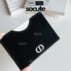 Gương + Ví Dẹp Dior Đen NEW 2025 Fullbox