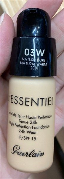  Kem nền Guerlain L'essentiel High Perfection Foundation 03W 15ml- Matte 