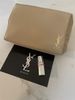 Túi Đựng Mỹ Phẩm YSL Beige Nâu 16x10.5cm