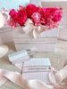 Túi Giấy Dior Christian Nơ Ruy Băng Hồng Valentine 2025 24.5x17.5x9