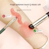  Cọ Tô Son Môi Đầu Tròn Bằng Silicone Đàn Hồi Không Nhòe - Đen Ko Nắp Đậy 