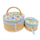  Túi Cói Tròn Estee Có Dây Đeo 13x8cm 