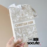  Túi giấy Dior CN 14.5x8x22.5 - Họa Tiết Vàng Limited 2023 (+Ruy Băng) 