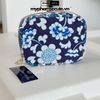 Túi Đựng Mỹ Phẩm Estee Lauder Hoa Xanh Mini 10x9x4cm