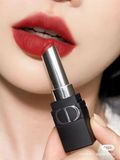 Son Dior Rouge Dior Forever Transfer-Proof Lipstick 999 Fullbox 