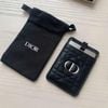 Gift Hãng Dior Gương & Card Holder (Kèm Túi Da & Túi Rút)