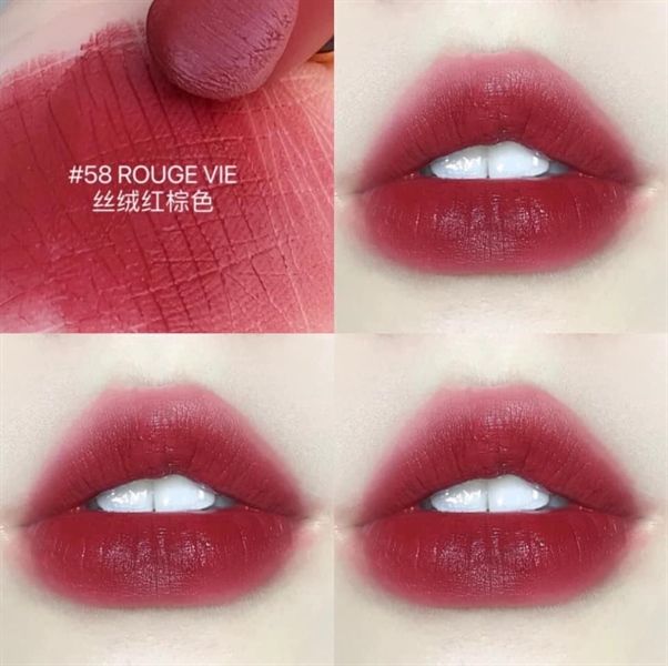 Son Chanel 58 Rouge Vie Màu Đỏ Mận Minisizie 1g – Mỹ Phẩm Socutelipstick /  Tiệm Socute