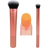  Bộ 2 cọ kèm mút và khay đựng mút Real Techniques Ultimate Base Set 