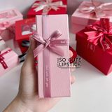  Hộp Quà Mini Đựng Son/Nước Hoa - Hồng Nơ Hồng 