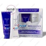  Set Kem Đánh Răng Crest 3D White Brilliance Whitening 2- Step 