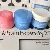  Set 3 món mini Laneige (Kem dưỡng ẩm - Dưỡng môi - Mặt nạ ngủ) 