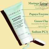  Sữa rửa mặt FARMACY Cleanser Whipped Greens Oil-free Foaming Cleanser 150ml 