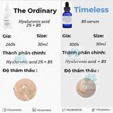  Serum Cấp Nước The Ordinary Hyaluronic Acid 2% + B5 30ml 