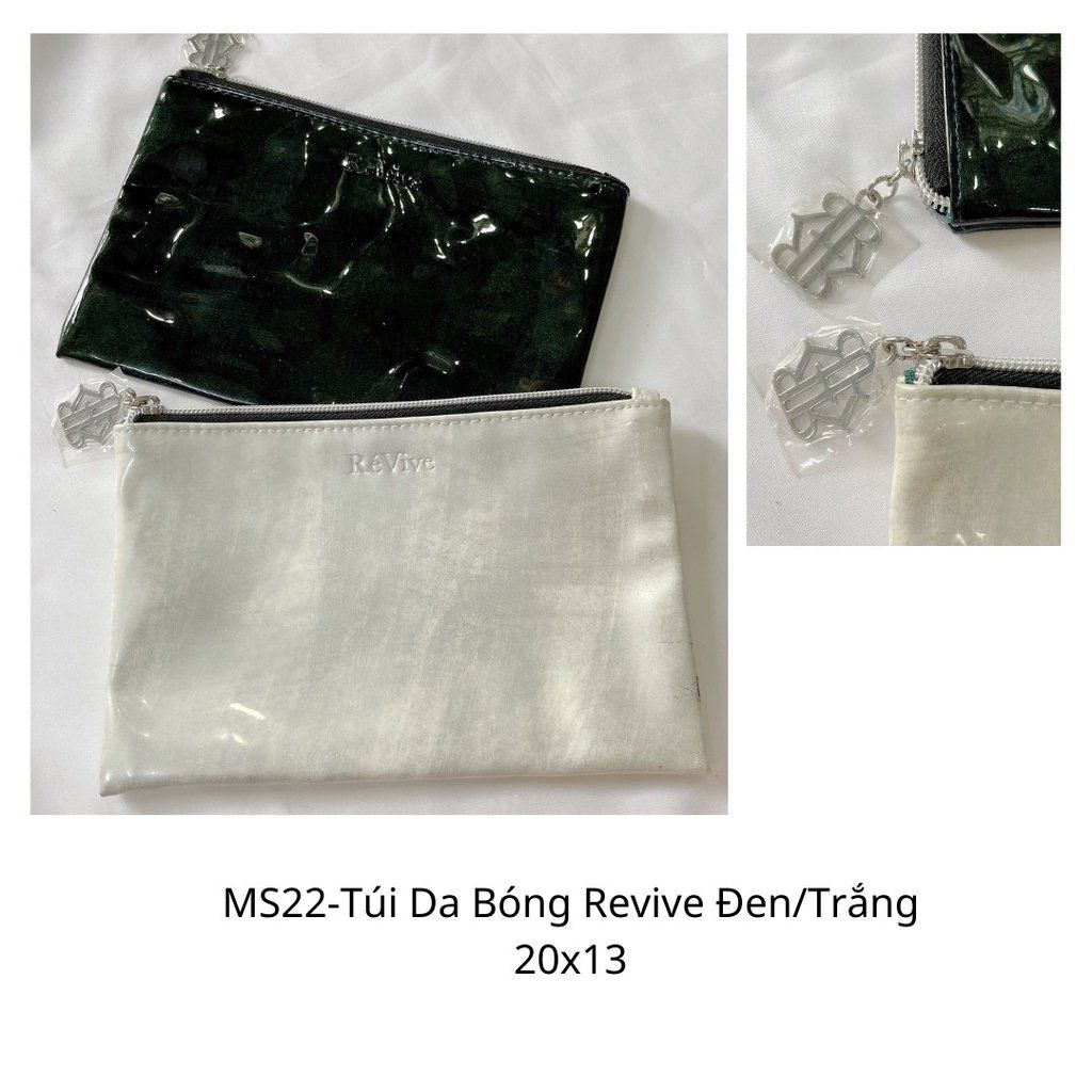 Túi Da Bóng Revive Đen/ Trắng - MS22 