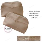  Túi Da Đựng Mỹ Phẩm Laara Mercier Hồng - MS20 