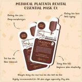  Mặt nạ nhau thai cừu giúp phục hồi da Mediheal Placenta Revital Essential Mask EX 