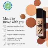  Sample Serum Nền SAIE Glowy Super Skin Lightweight Hydrobounce™ Serum Foundation 4 Ô 