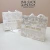  Túi giấy Dior CN 14.5x8x22.5 - Họa Tiết Vàng Limited 2023 (+Ruy Băng) 