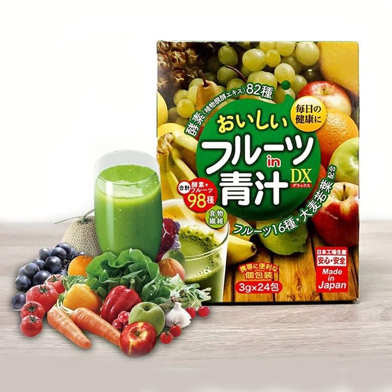  Bột Rau Củ Trái Cây Aojiru Nhật (3g x 24 gói) 