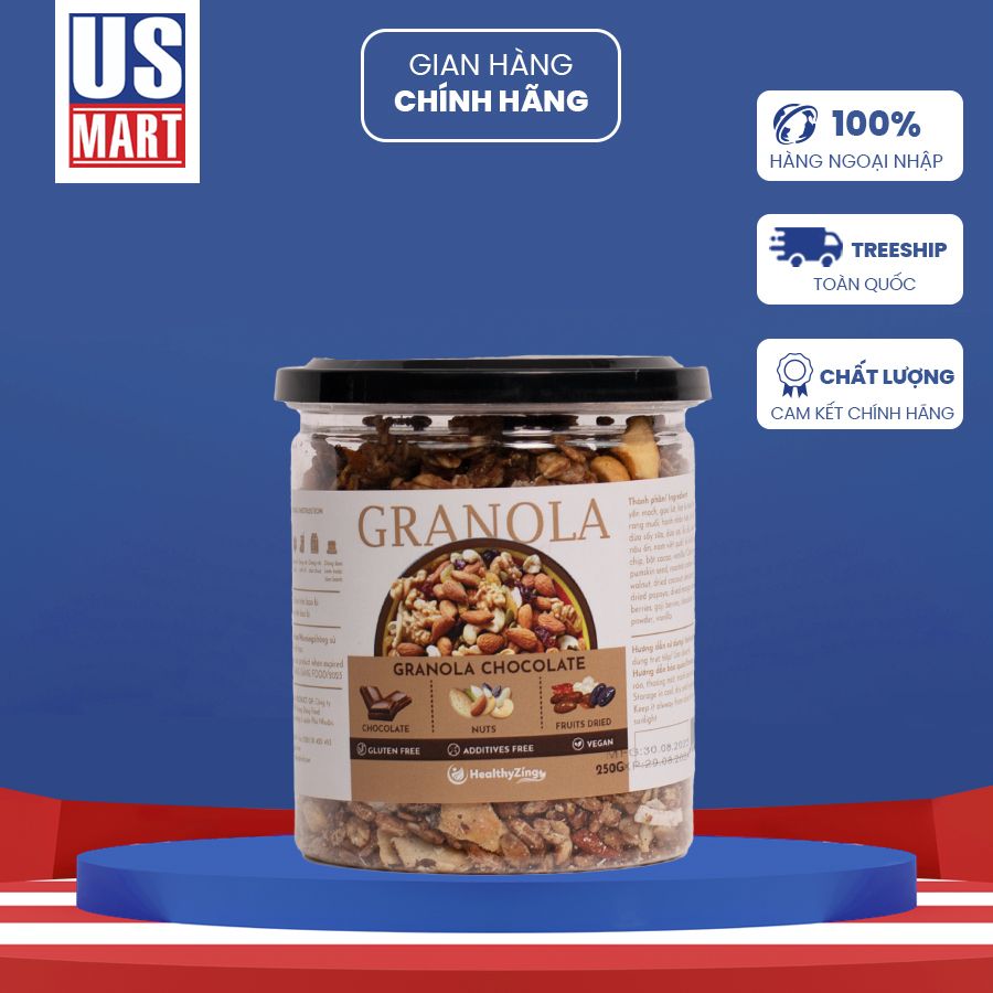  Ngũ Cốc Granola Chocolate Healthyzing 250g 