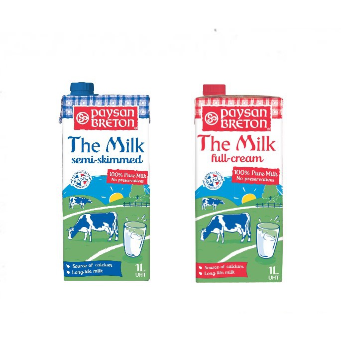  Sữa Tươi Paysan Breton Pháp 1L 