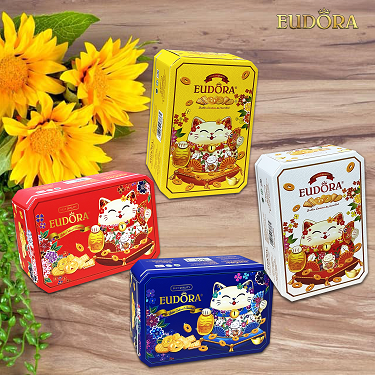  Bánh Quy Bơ Eudora Hộp Giấy 110g 