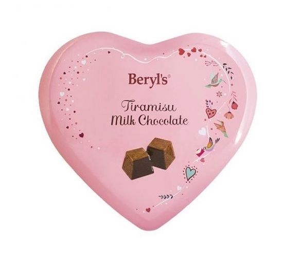  Socola Beryl's Milk Chocolate Trái Tim 80g (Nhiều Loại) 