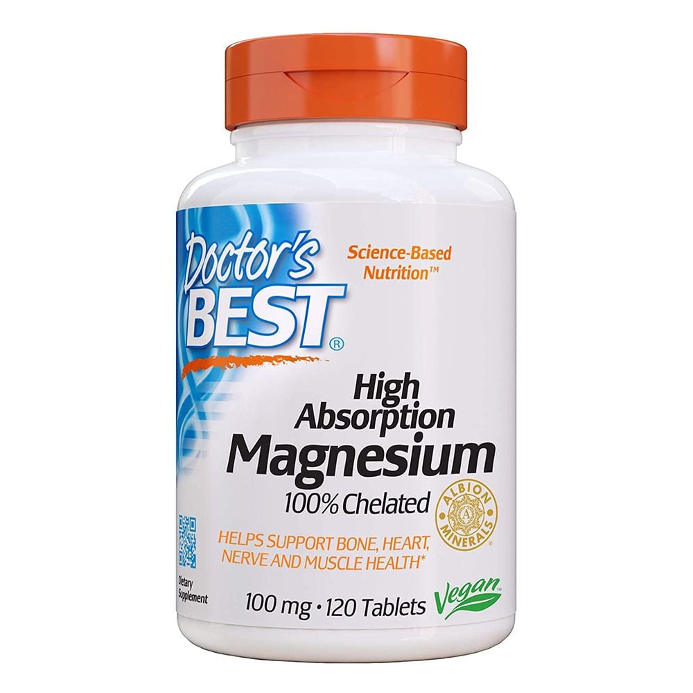  Viên Uống Bổ Sung Magie Doctor’s Best High Absorption Magnesium 120 viên 