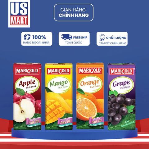  Nước Ép Marigold Fruit Drink 250ml (Nhiều Vị) 