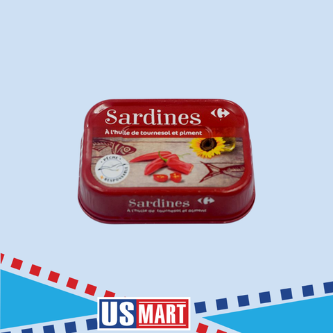  Cá Mòi Sardines Classic Carrefour 135g 