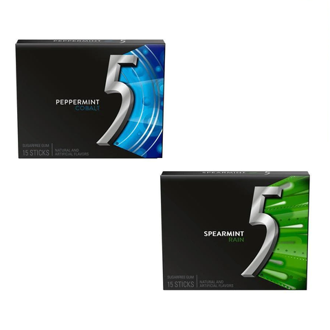  Gum Số 5 Không Đường Mỹ 15 Thanh 