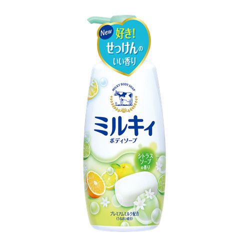  Sữa Tắm Milky Body Soap Cow Nhật Bản 550ml (Nhiều Mùi) 