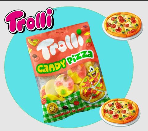  Kẹo Dẻo Trolli Candy Pizza 100g 