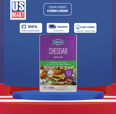  Phô Mai Lát Emborg 150g 