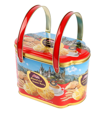  Bánh Quy Hạnh Nhân Mè A-Taste Silang 600g 