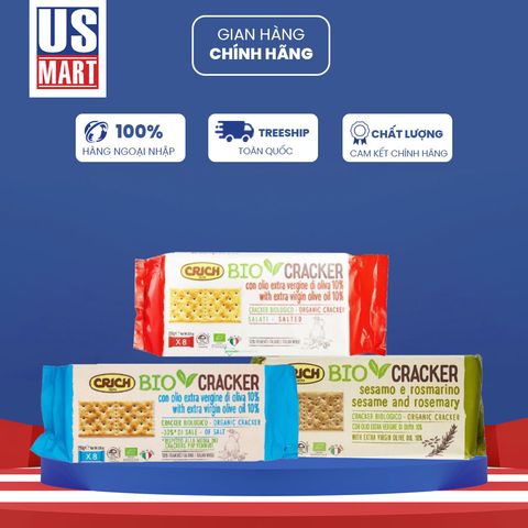  Bánh Crich Bio Cracker Ý 250g 