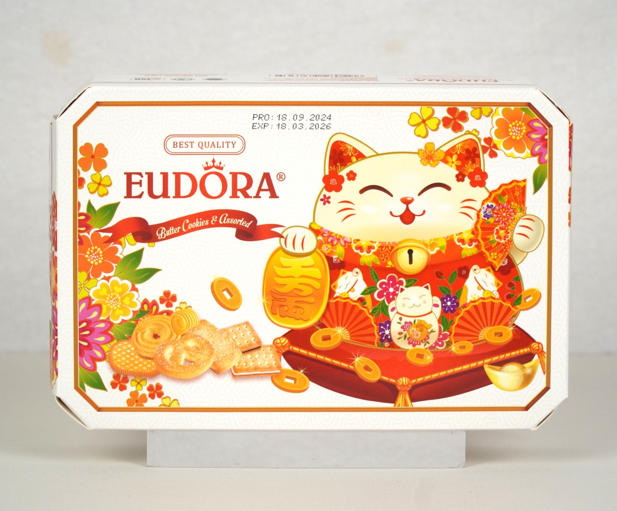  Bánh Quy Bơ Eudora Hộp Giấy 110g 