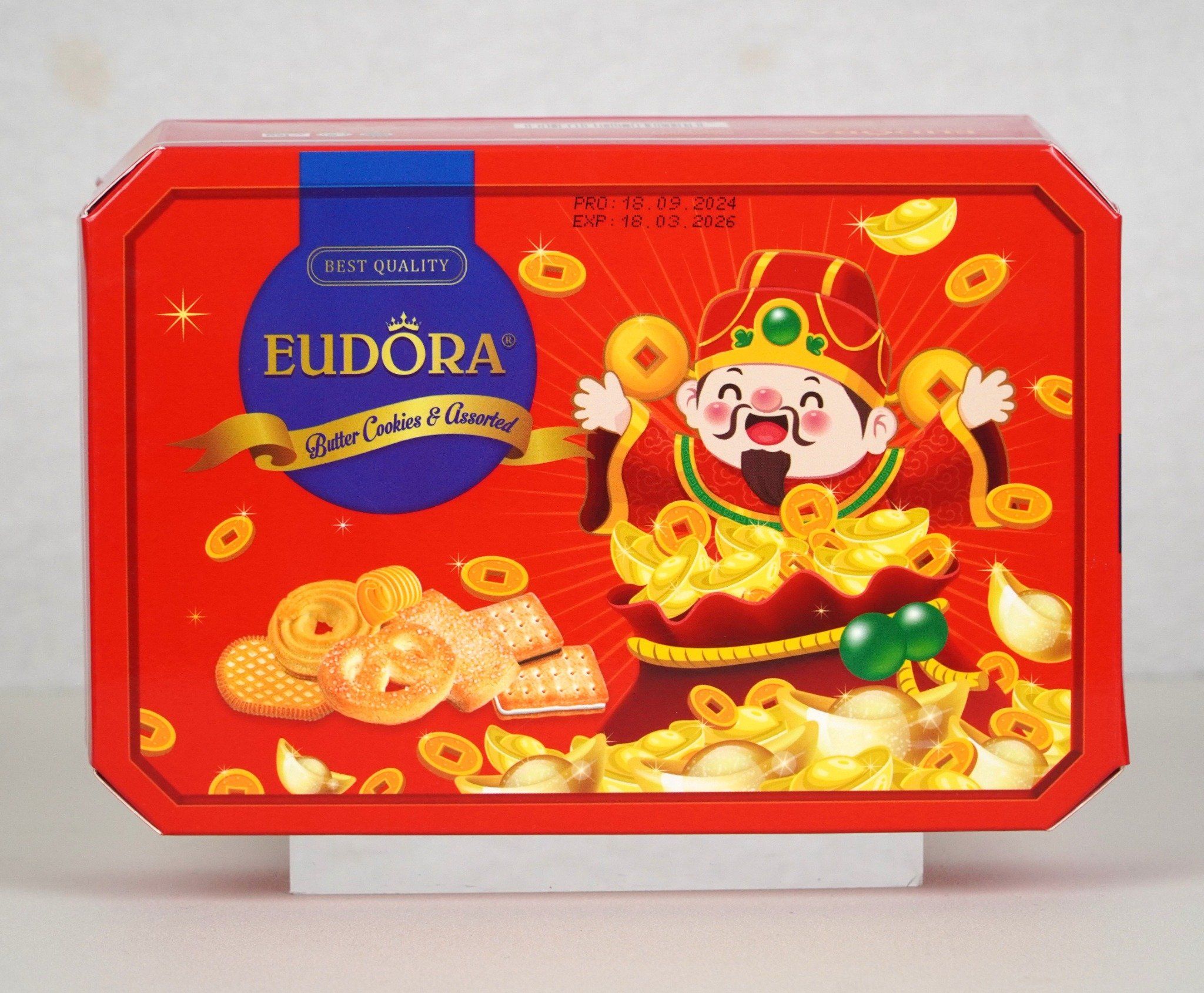  Bánh Quy Bơ Eudora Hộp Giấy 110g 
