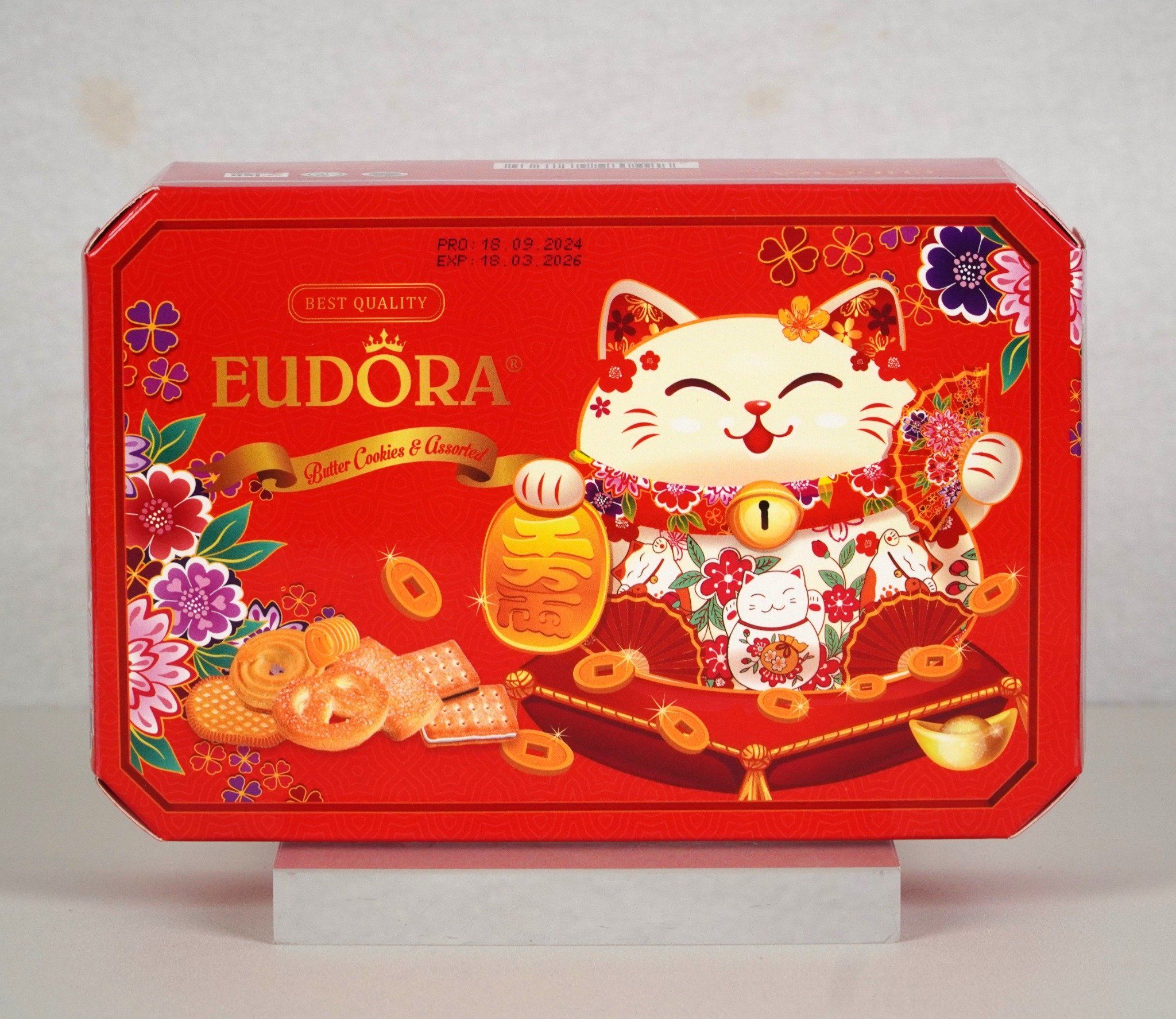  Bánh Quy Bơ Eudora Hộp Giấy 110g 