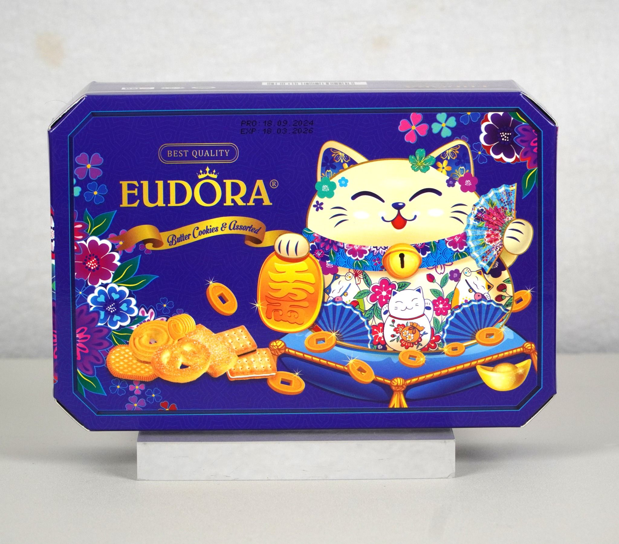  Bánh Quy Bơ Eudora Hộp Giấy 110g 