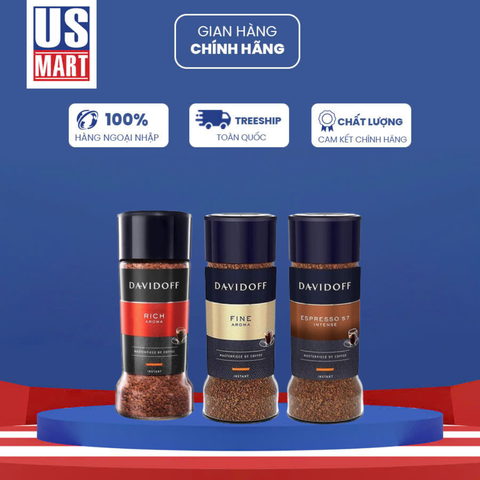  Cà Phê Hòa Tan Davidoff Thụy Sĩ 100g 