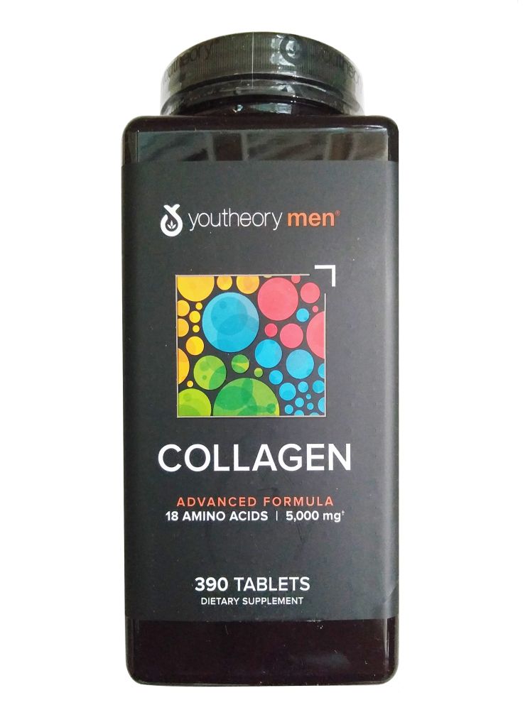  Viên Uống Collagen Men Type 1 2 3 Youtheory 390 viên 