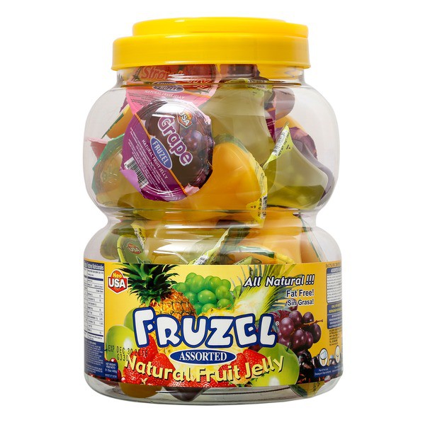  Rau Câu Fruzel Assorted Natural Fruit Jelly 1.450g 