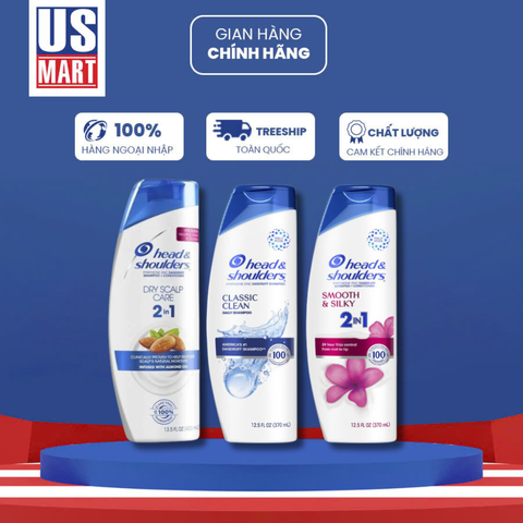  Dầu Gội Xả Head & Shoulders 2in1 370ml 