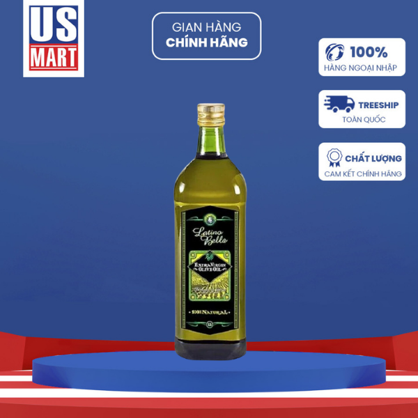  Dầu Oliu Nguyên Chất Latino Bella Extra Virgin Olive Oil 1L 